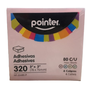 NOTAS ADHES 3X3 NT-33480-P